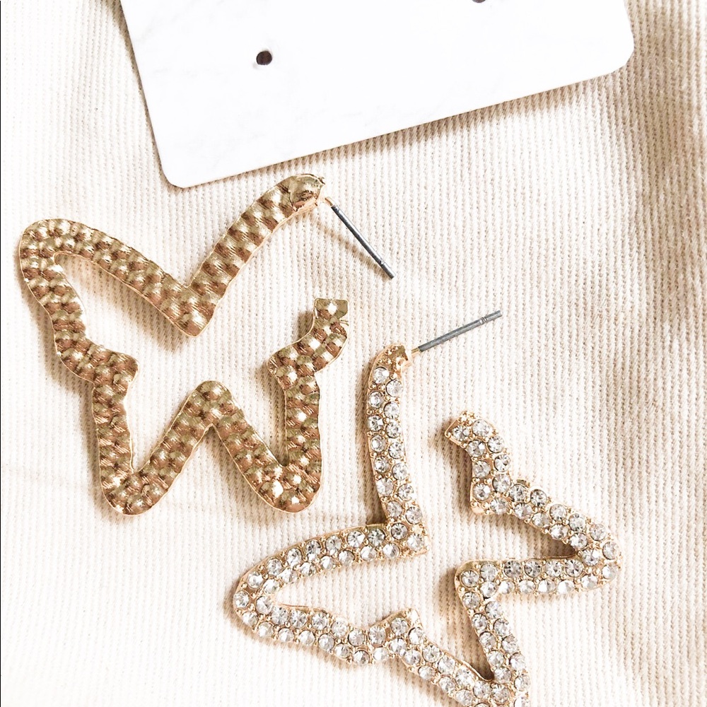 Gold Pave Butterfly